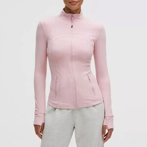 Lulu Lemon Pink Long Sleeve Athletic Jacket size S